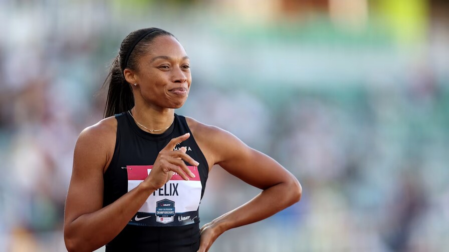 Allyson Felix, la atleta ol&iacute;mpica m&aacute;s laureada, planea regresar en Los &Aacute;ngeles 2028