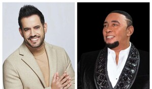 Manny Cruz obtiene disco de oro por "Las puertas del cielo", su tema junto a Anthony Santos