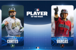 Carlos Cort&eacute;s e Ildemaro Vargas brillan como los Jugadores de la Semana en las Mayores
