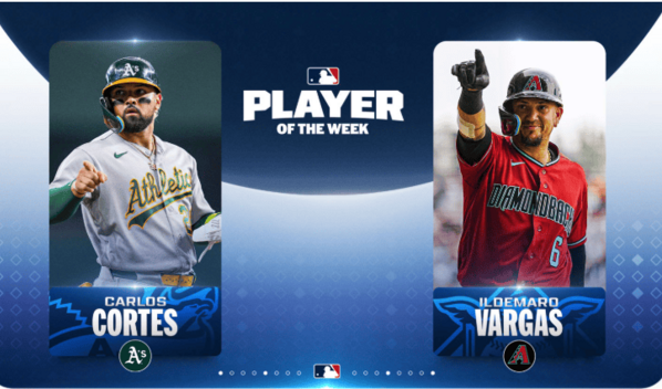 Carlos Cort&eacute;s e Ildemaro Vargas brillan como los Jugadores de la Semana en las Mayores