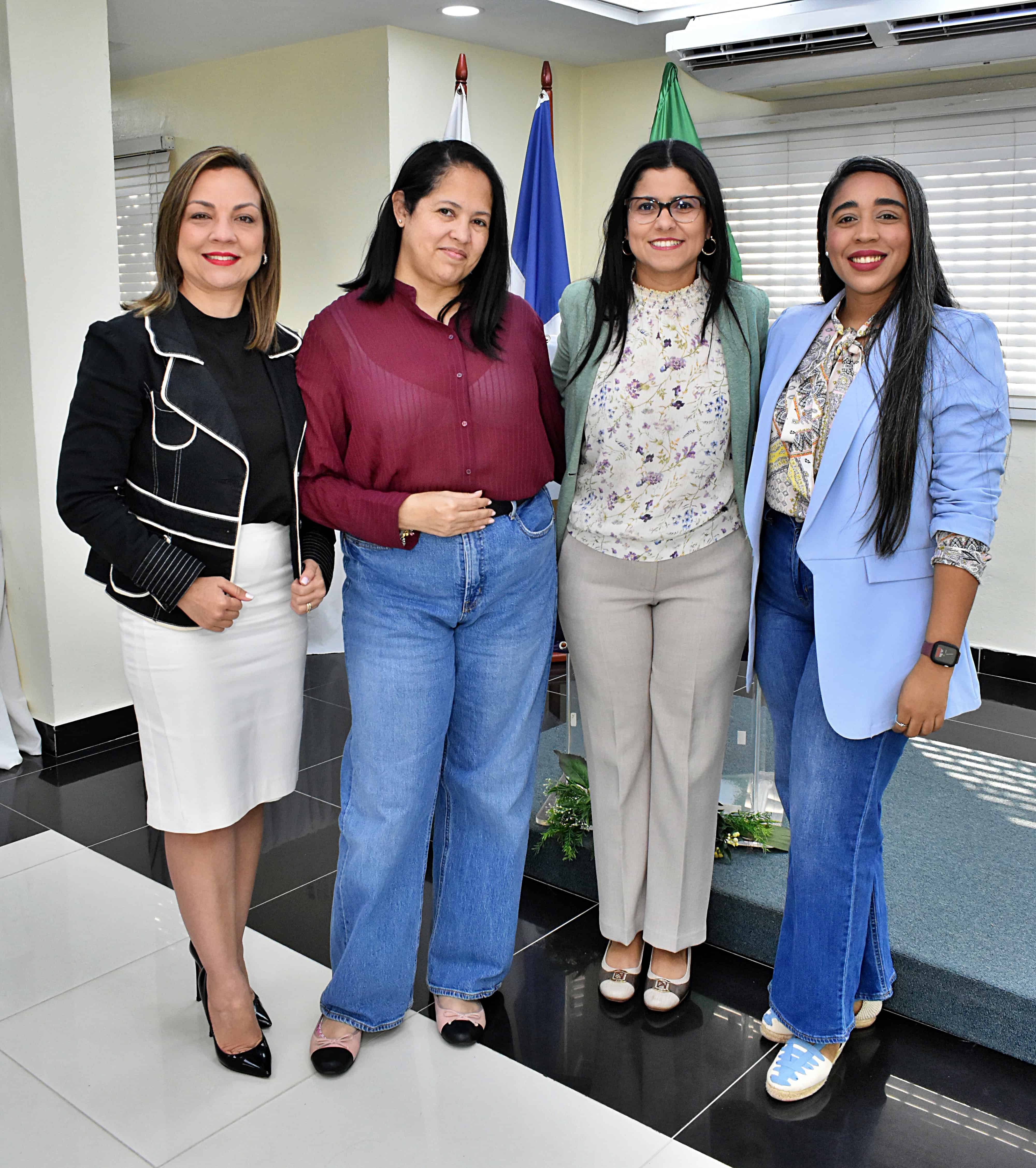 Carolina Valdez, Ana Leticia López, Yendi Vilorio y Marielly Reyes.