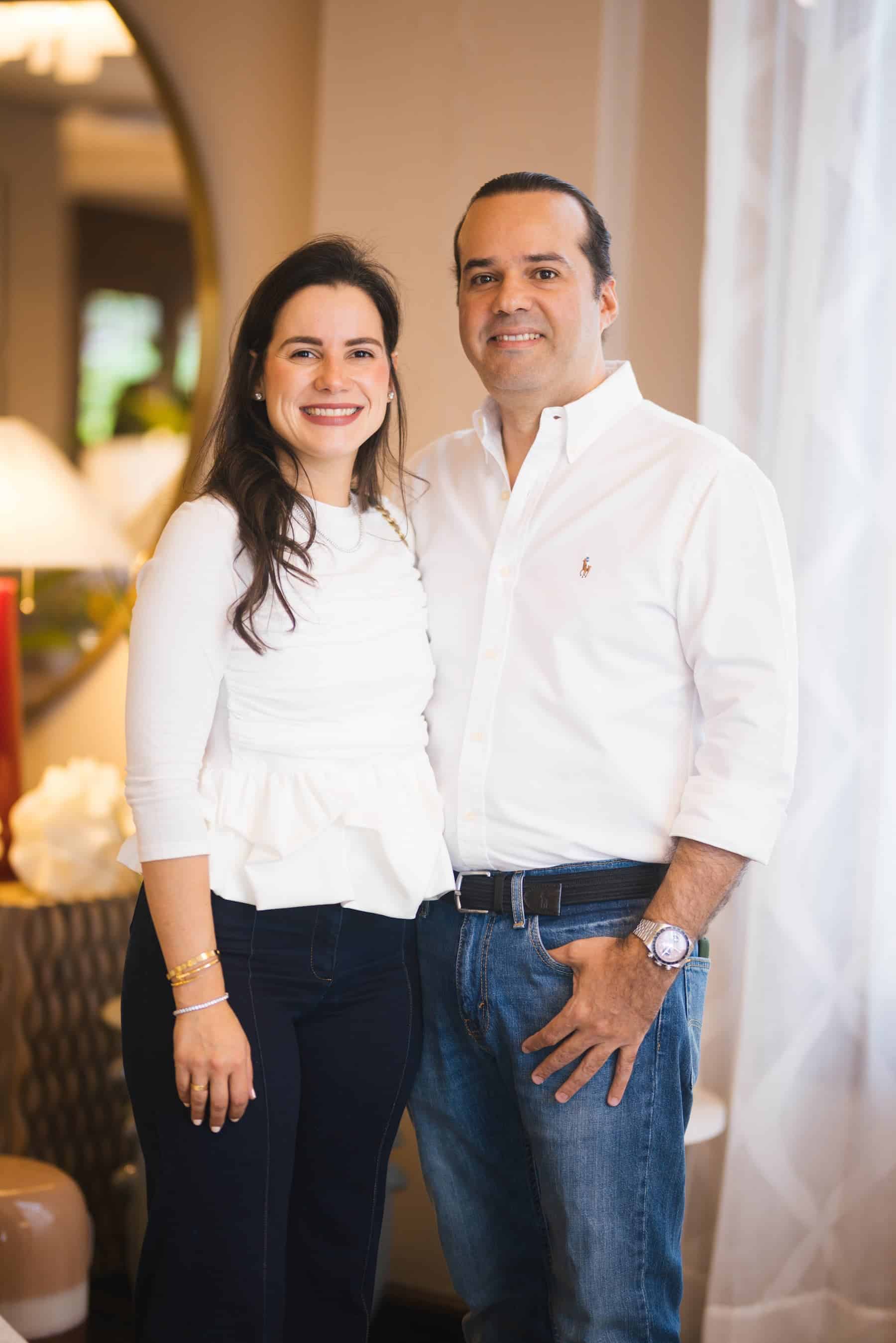 María Virginia de Domínguez y César Domínguez