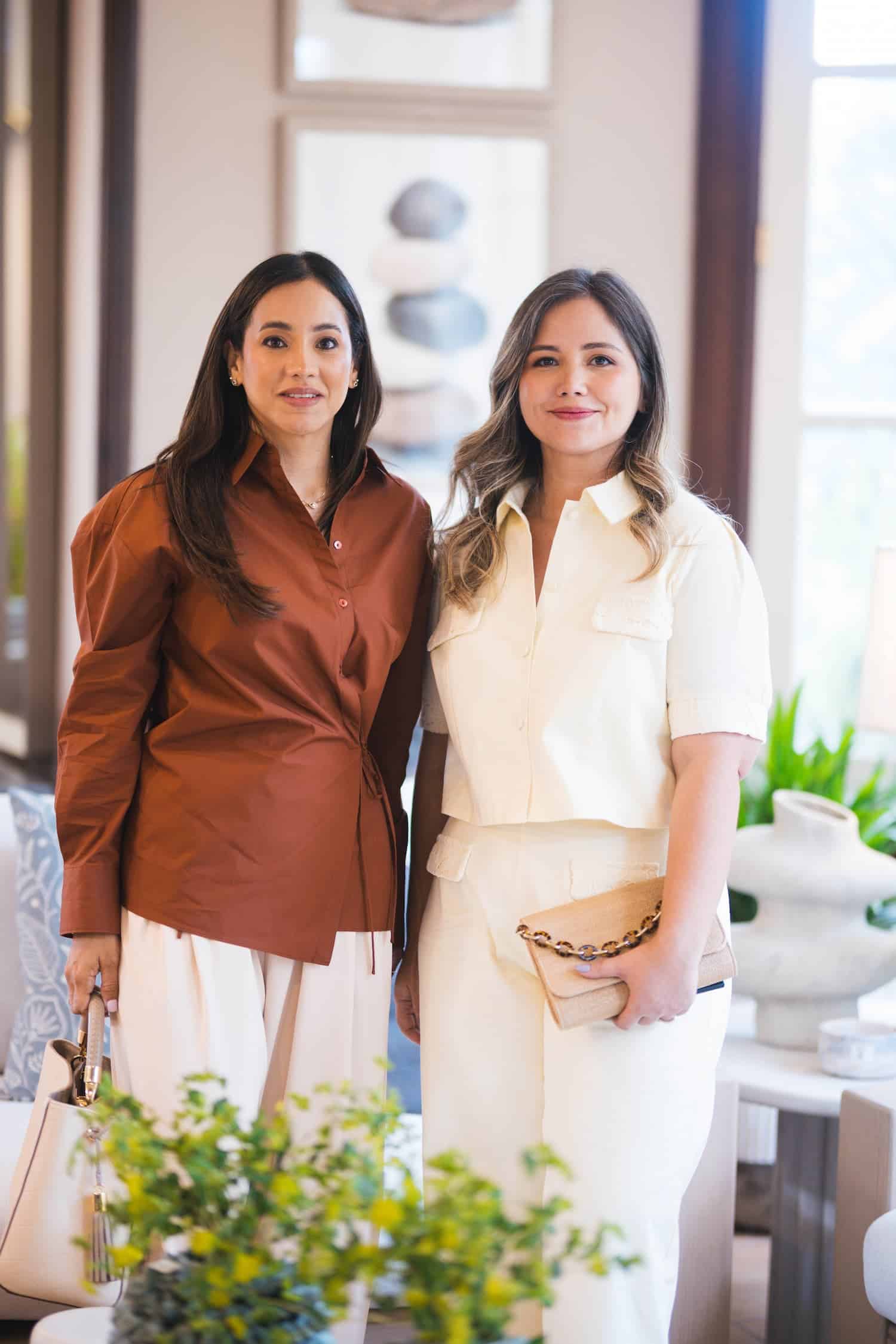 Denise Sánchez y  Laura Pimentel