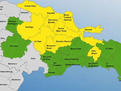 Clima en RD: COE incrementa los niveles de alerta por lluvias