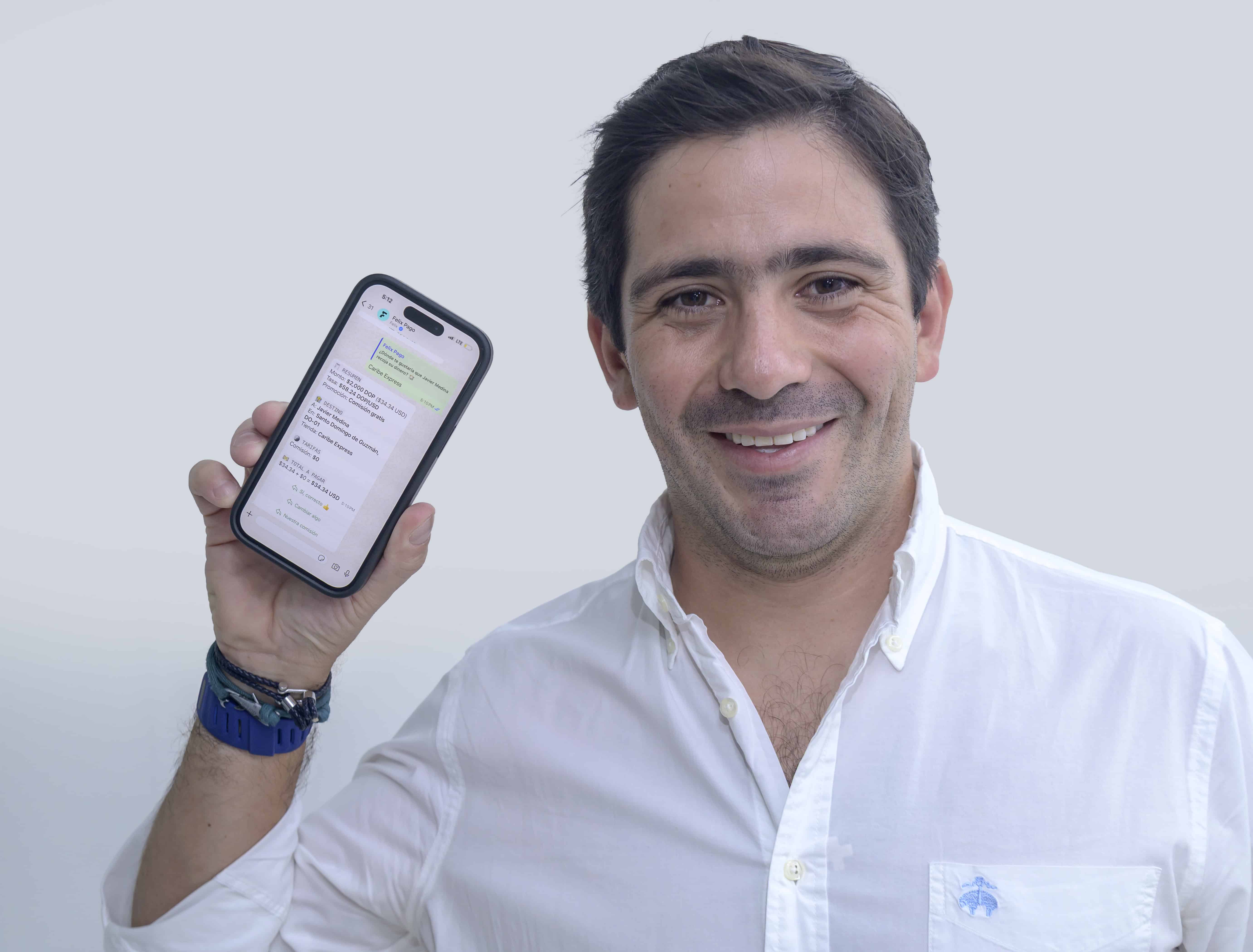 El co-fundador de Félix Pago, Bernardo García.