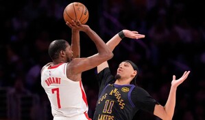 Rockets no tendr&aacute;n a Kevin Durant en decisivo quinto partido ante los Lakers