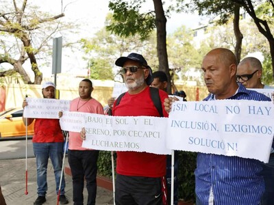 Protesta por reapertura del Cecapci en República Dominicana