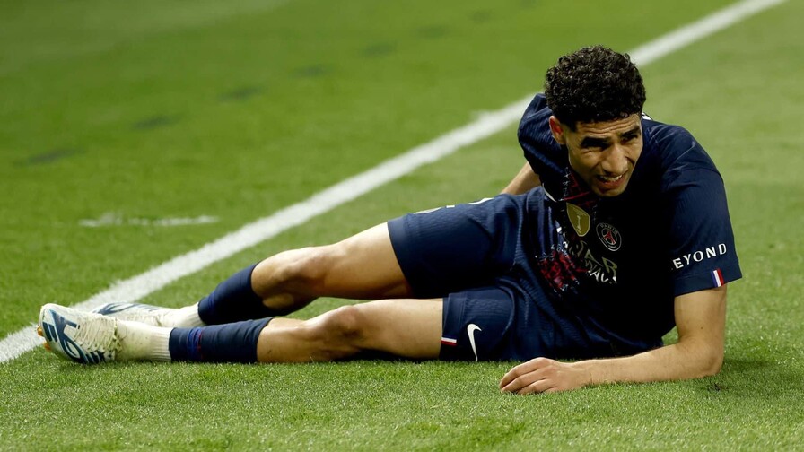 Hakimi, del PSG, se perder&aacute; la semifinal de vuelta de Champions por lesi&oacute;n