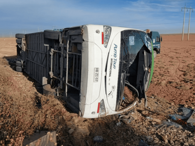 Unos 9 muertos y 22 heridos en accidente autobús chileno en Bolivia