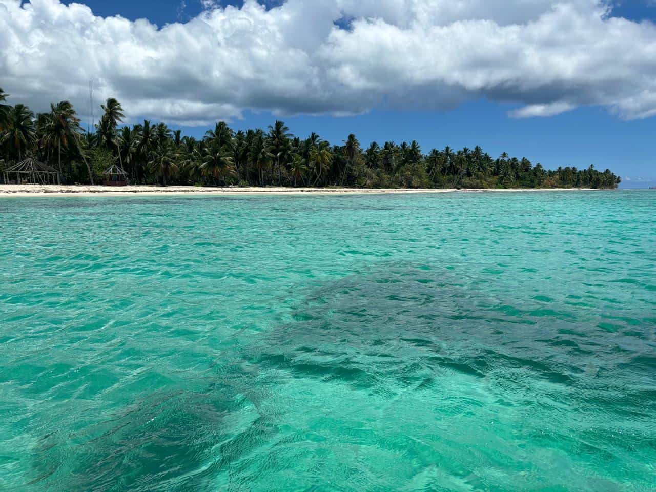 Belleza en el Caribe. As&iacute; se ve llegar a Isla Saona.