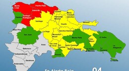 El COE incluye a Puerto Plata entre las provincias en alerta roja; ahora son cuatro