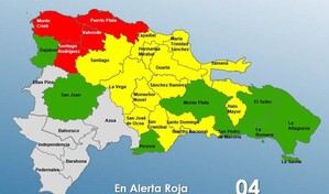 El COE incluye a Puerto Plata entre las provincias en alerta roja; ahora son cuatro