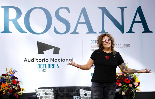 Rosana regresa a M&eacute;xico "con las ganas de compartir" treinta a&ntilde;os de trayectoria