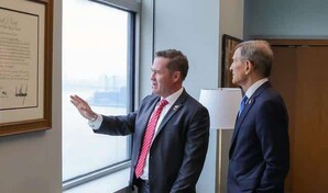 El canciller Roberto Álvarez se reúne con embajador de Estados Unidos en la ONU