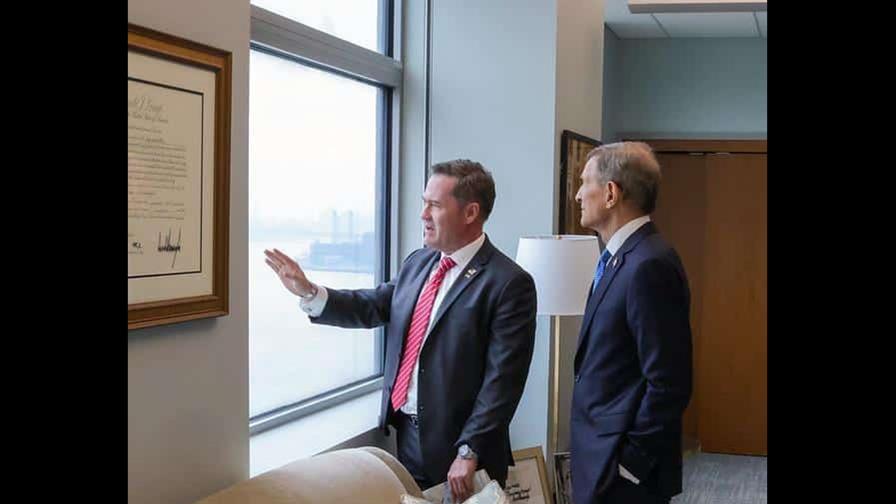 Roberto Álvarez se reúne con embajador de Estados Unidos en la ONU