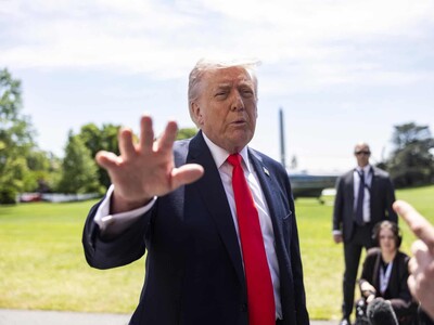 Donald Trump no está 