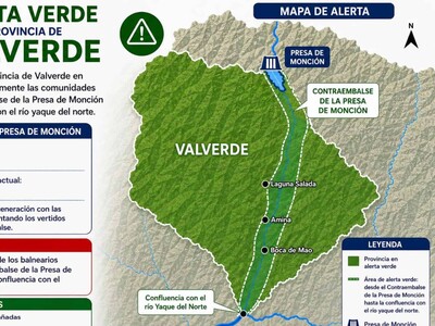 COE prohíbe uso de los balnearios y emite alerta para Valverde