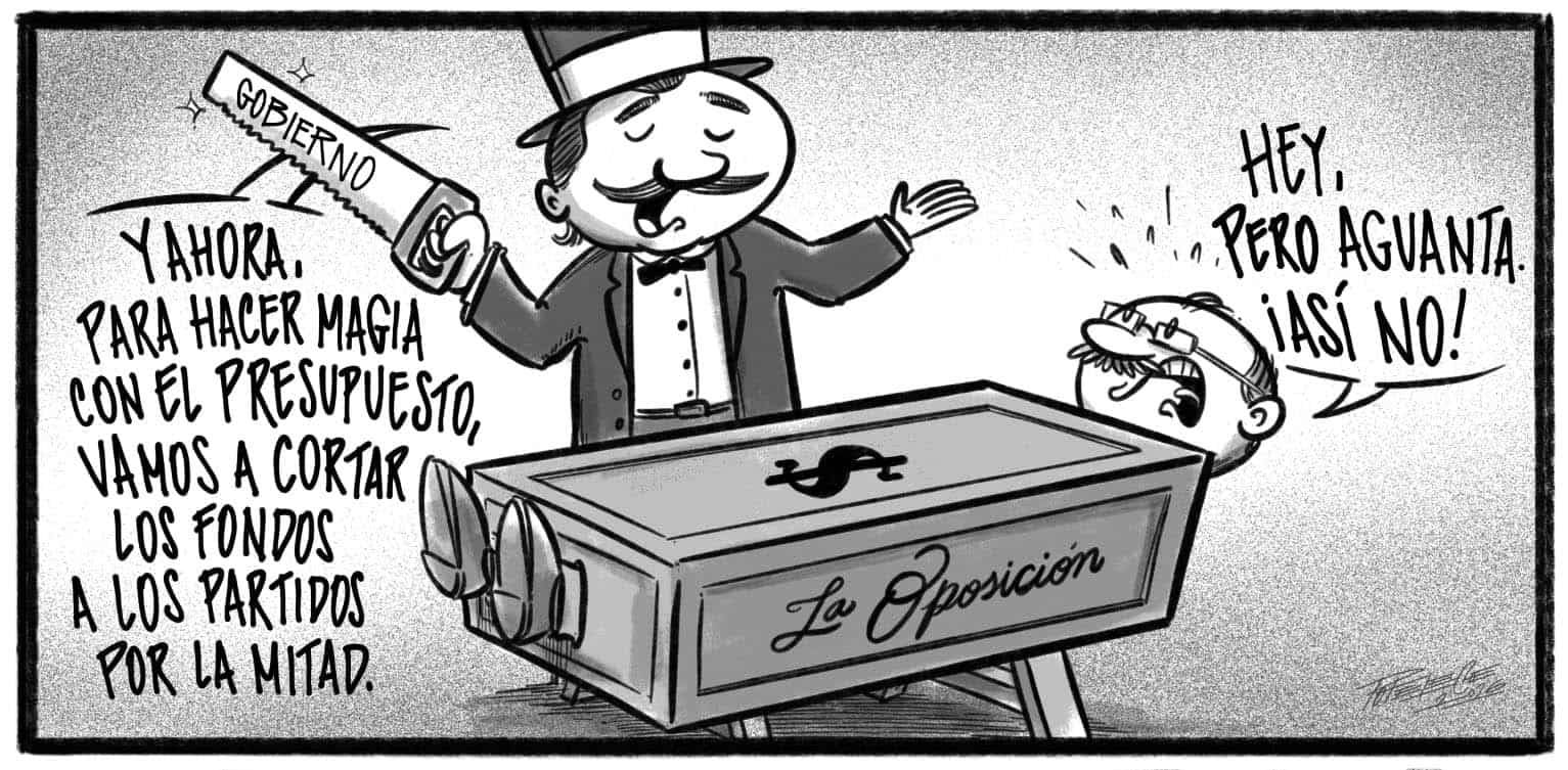 Caricatura de Noticiero Poteleche 5 mayo 2026
