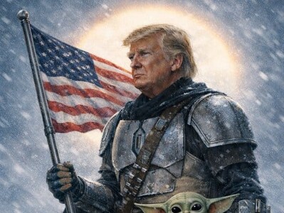 Casa Blanca publica una imagen de Trump como The Mandalorian
