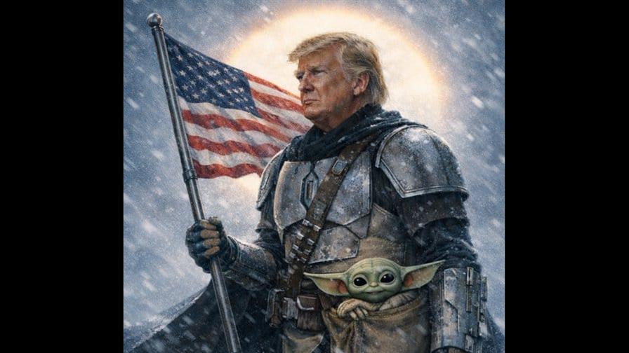 La Casa Blanca publica una imagen de Trump como The Mandalorian por el Día de Star Wars La Casa Blanca publica una imagen de Trump como The Mandalorian por el Día de Star Wars