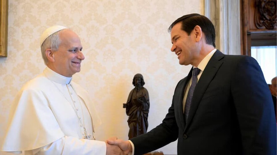 El papa Le&oacute;n recibir&aacute; a Marco Rubio en el Vaticano tras tensiones con Trump