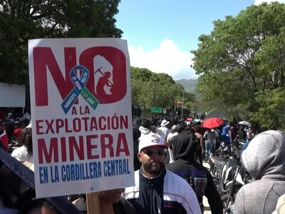 Protestan contra proyecto minero canadiense en San Juan