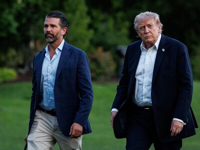 Trump dice que su hijo devolvió el dinero al ruso que financió boda