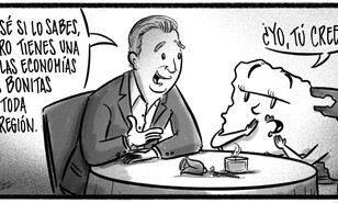 Caricatura de Noticiero Poteleche 6 mayo 2026