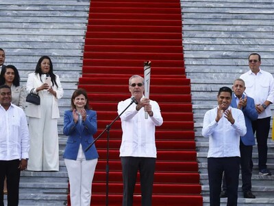 Santo Domingo 2026: Abinader da inicio al recorrido de la antorcha