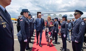 Luis Abinader llega a Costa Rica para los actos de transmisi&oacute;n de mando presidencial