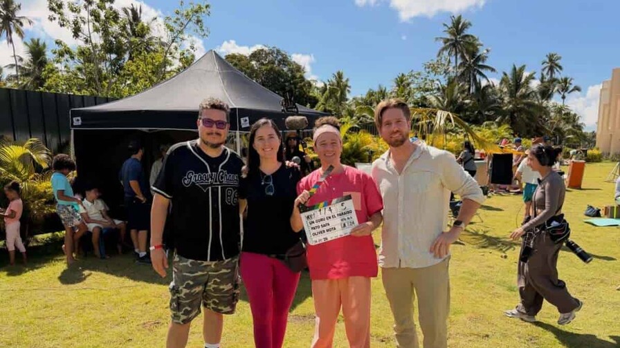 Luisito Comunica filma en Rep&uacute;blica Dominicana la pel&iacute;cula "Un gur&uacute; en el para&iacute;so"