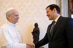 Marco Rubio viaja a Roma para reconducir la relaci&oacute;n con el papa Le&oacute;n XIV y Giorgia Meloni