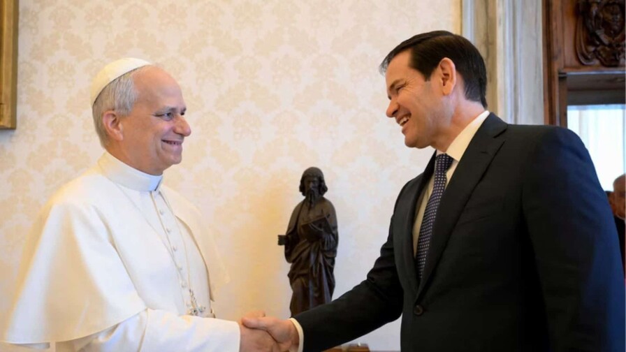 Marco Rubio viaja a Roma para reconducir la relaci&oacute;n con el papa Le&oacute;n XIV y Giorgia Meloni