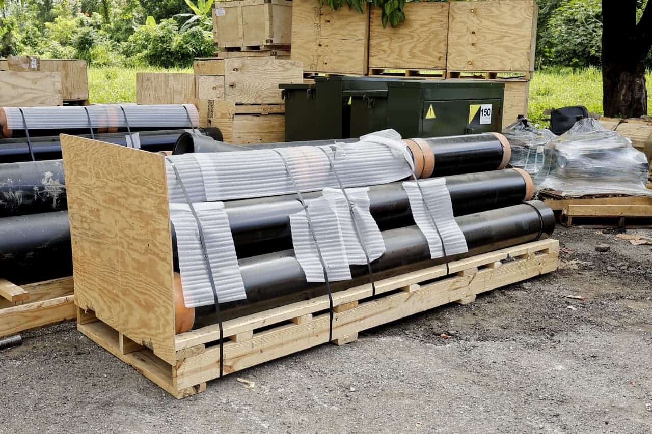 Tuber&iacute;as nuevas para el acueducto.