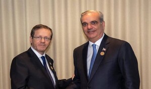 Luis Abinader se re&uacute;ne con l&iacute;deres de Israel y Estados Unidos en Costa Rica