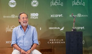Guillermo Francella agradece el galard&oacute;n de Honor de Premios Platino Xcaret 2026