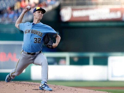 Misiorowski hizo 10 lanzamientos a más de 103 mph, récord