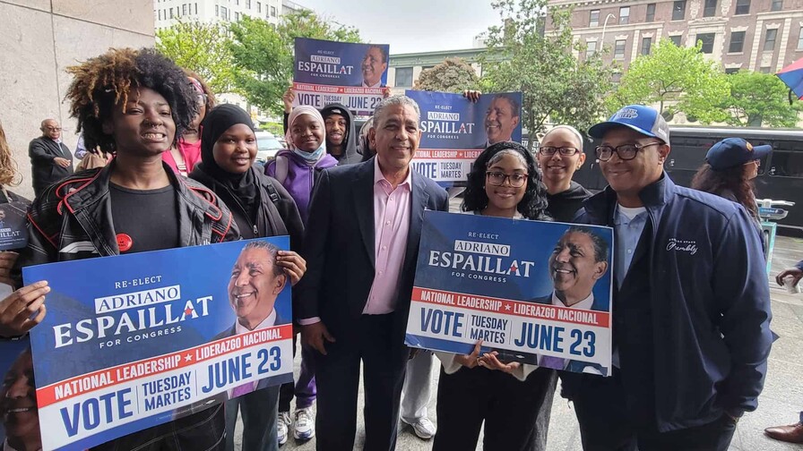 Espaillat anuncia coalición afroamericana y latina para defender el derecho al voto