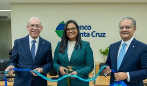 Banco Santa Cruz inaugura centro de negocios en Valverde