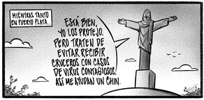 Caricatura de Noticiero Poteleche 11 mayo 2026