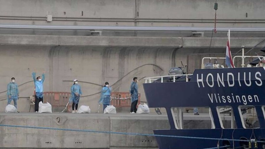 Finalizan las evacuaciones del crucero Hondius, que zarpa de Canarias rumbo a Pa&iacute;ses Bajos