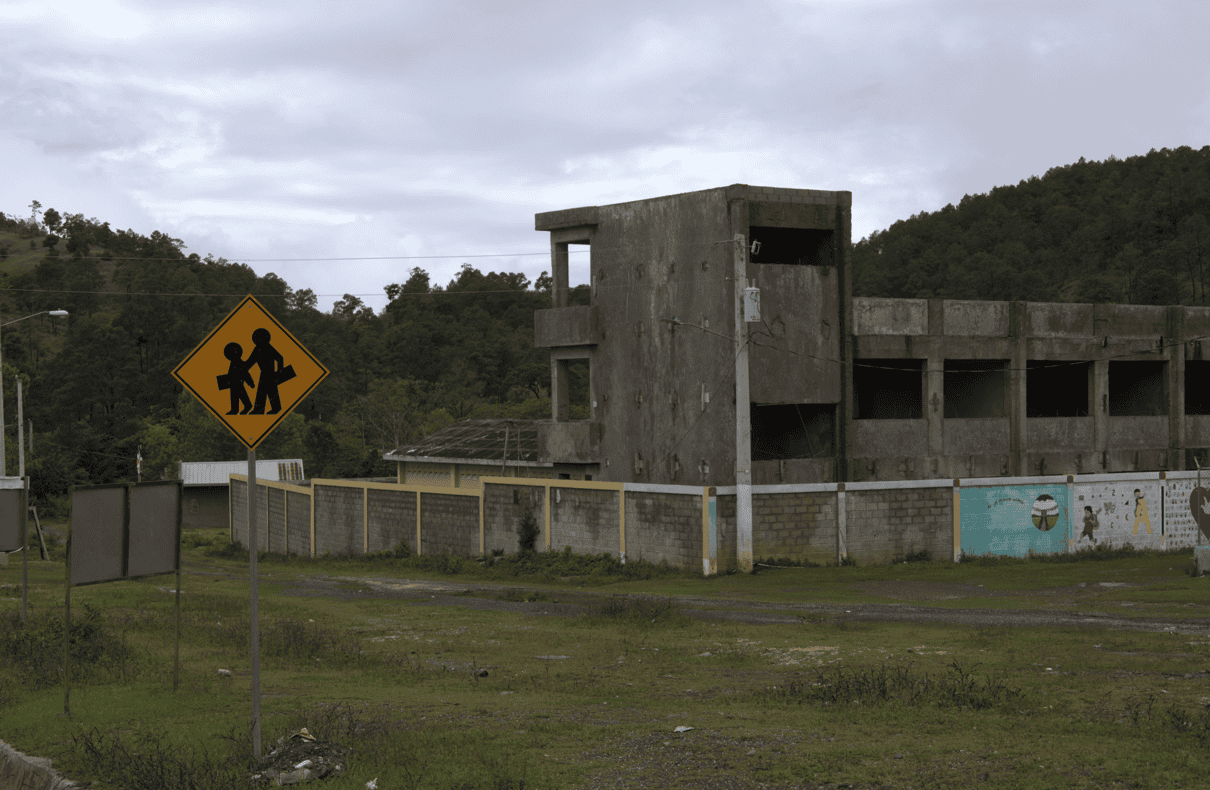 Condición actual de la escuela rural de Las Cañitas.&nbsp;