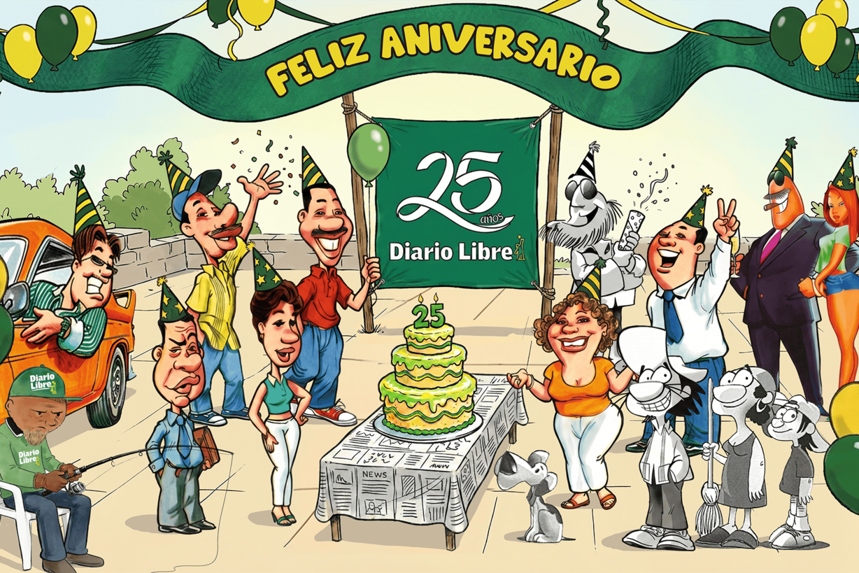 Caricatura, s&aacute;tira y poder: el trazo editorial que ha acompa&ntilde;ado a Diario Libre en sus 25 a&ntilde;os