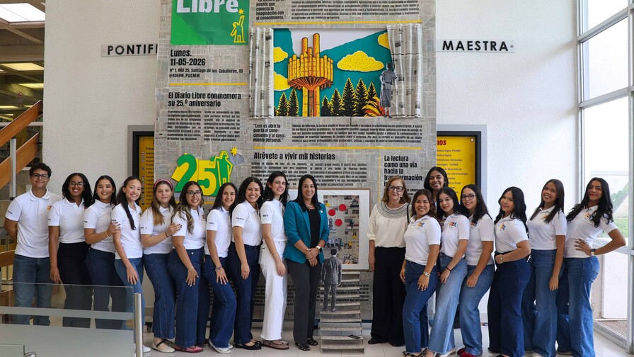 La Pucmm celebra su Semana del Libro con un homenaje a Diario Libre por sus 25 a&ntilde;os