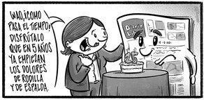 Caricatura de Noticiero Poteleche 12 mayo 2026