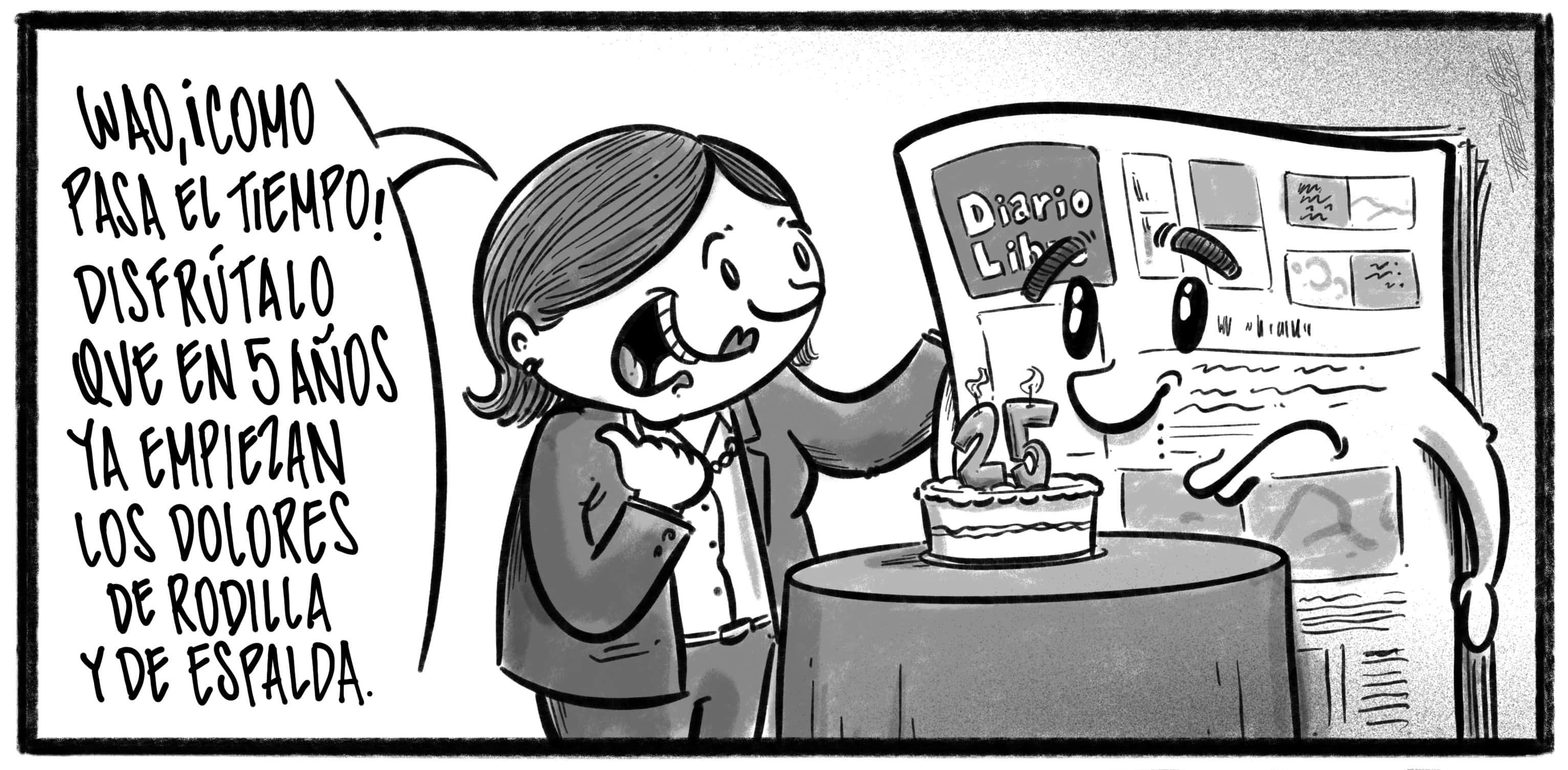 Caricatura de Noticiero Poteleche 12 mayo 2026