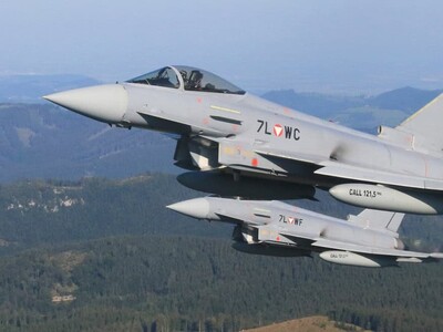 Eurofighters de Austria interceptan aviones militares de EE. UU.