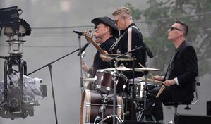 La banda irlandesa U2 graba nuevo video en calles del Centro Hist&oacute;rico de la Ciudad de M&eacute;xico
