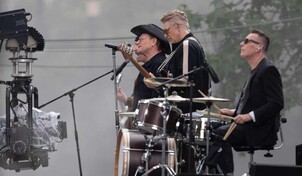 La banda irlandesa U2 graba nuevo video en calles del Centro Hist&oacute;rico de la Ciudad de M&eacute;xico