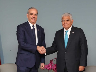 Luis Abinader y José Raúl Mulino fortalecen cooperación bilateral